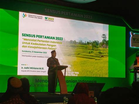 Rakorda Sosialisasi St 2023 Sebagai Pijakan Data Pertanian Yang