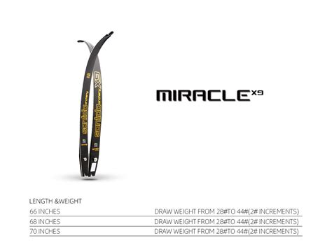 Sanlida Miracle X9 ILF Target Recurve Limbs medium limbs - topointarchery