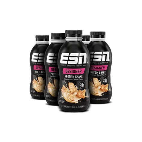 Esn Designer Protein Shake Rtd 8er Box Cinnamon Cereal Amazonde