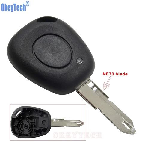 OkeyTech Remote Car Key Case Shell Fob For Renault Twingo Megane Scenic