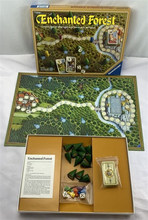 1982 Enchanted Forest Game By Ravensburger Complete Great Cond Free