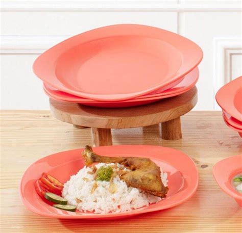 Tupperware Original Bloomia Plate Piring Mewah Tupperware Lazada