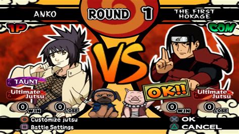 Anko VS 1º Hokage INSANE Naruto Shippuden Ultimate Ninja 4 YouTube