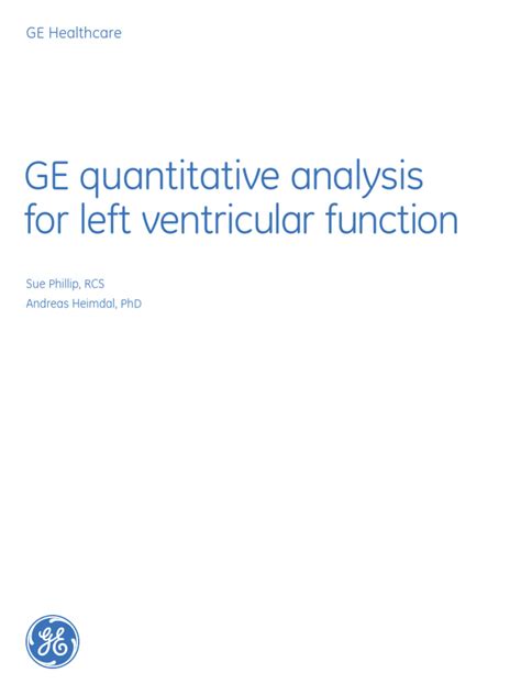 Left Ventricular Function | PDF