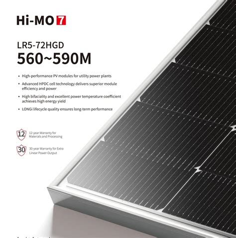 Longi W W W W N Type Mono Bifacial Longi Hi Mo Solar