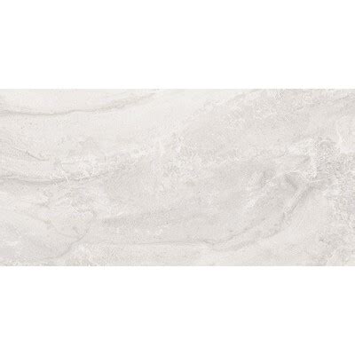 Carrara Onyx Grey Polished Marble Look Porcelain Tile 12x24x3 8