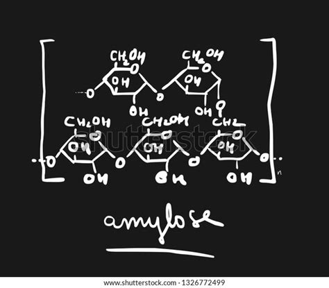 Amylose Chemical Structure Stock Vector (Royalty Free) 1326772499 ...