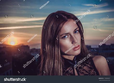 Sexy Glamour Fashion Woman Beautiful Blonde Stock Photo 170808287 Shutterstock