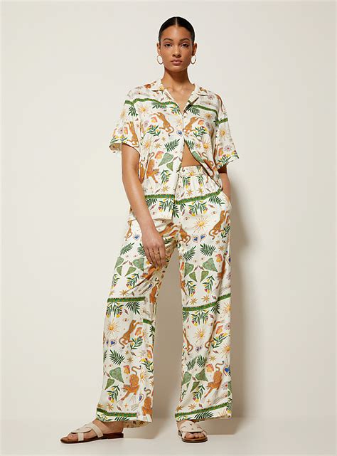 Exotic Patterns Flowy Pant Kuwalla Shop Women U2019s Wide Leg Pants