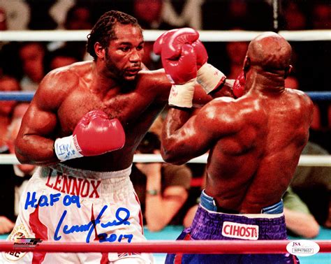 Lennox Lewis Autographed/Signed Boxing 8×10 Photo HOF JSA – Denver ...