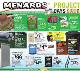 Menards Easter Ad March 29 - April 11, 2015. Ames Easy Roller Cart