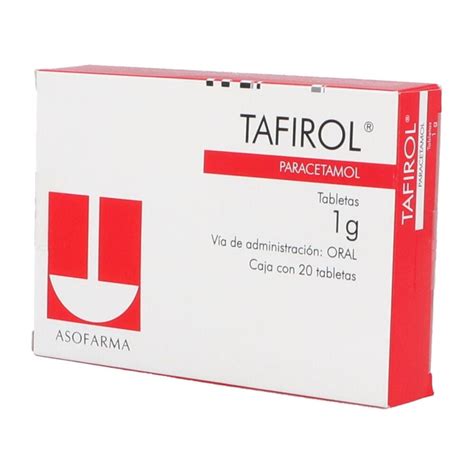 Tafirol Caja Farmalisto Mx