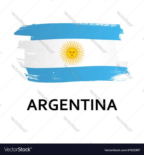 National symbols - flag of argentina Royalty Free Vector