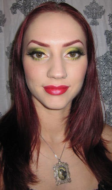 Gold, Yellow, Lime and Green Eye Makeup Look | Makeup for green eyes ...