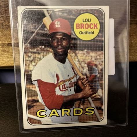 1969 TOPPS LOU BROCK 85 St Louis Cardinals Cards EBay