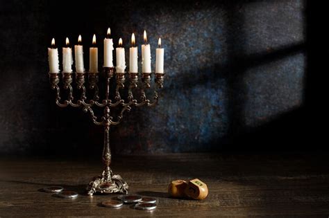 Premium Ai Image Jewish Religious Holiday Hanukkah With Holiday