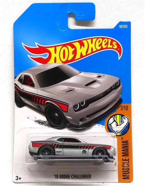 駿河屋 DODGE CHALLENGER シルバーブラックレッド Hot Wheels MUSCLE MANIA DTY ホットウィールhotwheels
