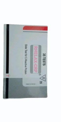 Rhelax Crp Slide Test C Reactive Protein 35 Tests At Best Price In