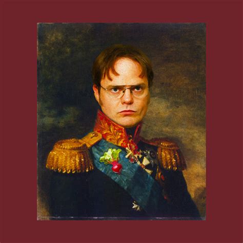 Dwight K Schrute Portrait The Office The Office T Shirt Teepublic