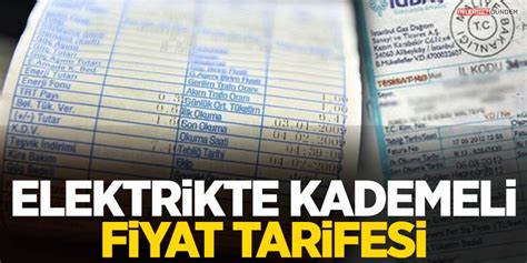 Elektrik Faturalarında Kademeli Fiyat Tarifesi Nedir Faturalar Ucuz mu