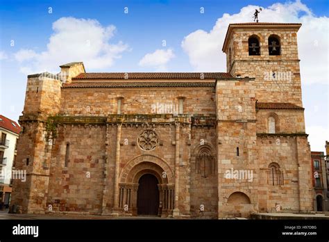 Zamora San Juan Church In Plaza Mayor At Spain Stock Photo Alamy