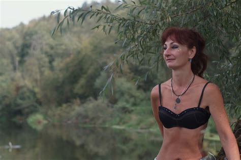 Black Bikini Near Tree Upon River Pics XHamster