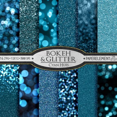 Blue Glitter Paper: Blue Glitter Digital Paper Blue Sparkle | Etsy