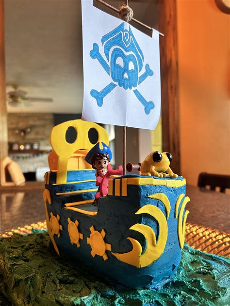 Santiago Of The Seven Seas Birthday Cake Pirate Birthday