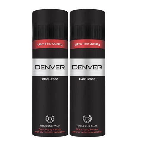 Denver Black Code Premium Body Talc Gm Each Pack Of Amazon