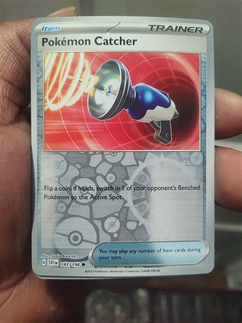 2023 POKEMON SCARLET VIOLET POKEMON CATCHER 187 198 REVERSE HOLO EBay