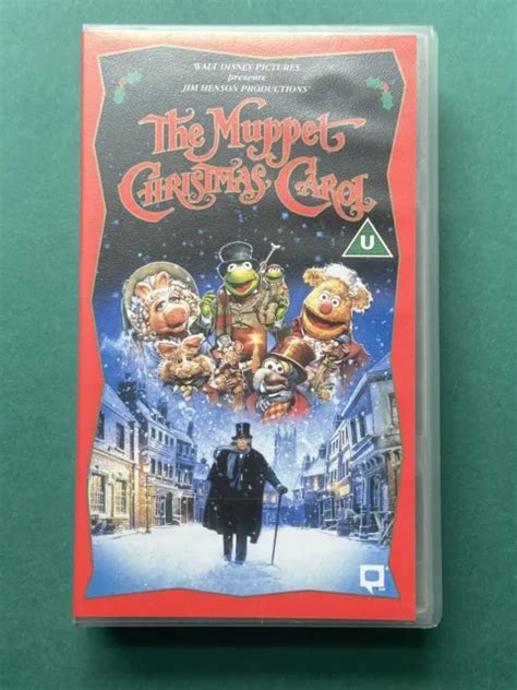 MUPPET CHRISTMAS CAROL Vintage Disney Vhs Tape PicClick IT