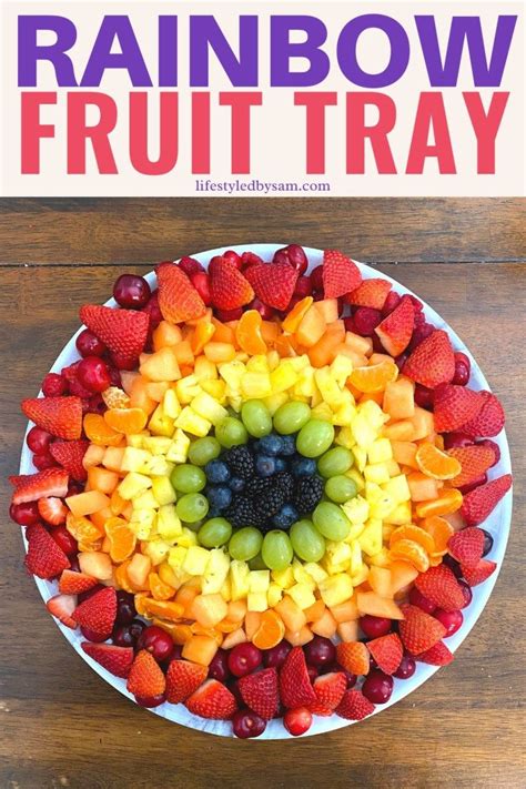 How To Make A Rainbow Fruit Tray And Rainbow Fruit Tray Ideas Recipe