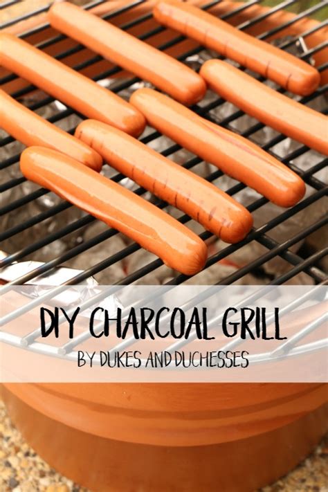 DIY Charcoal Grill - Dukes and Duchesses