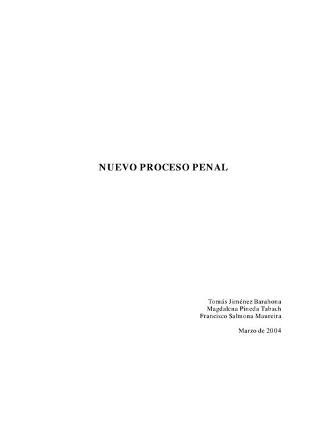 10 Nuevo Proceso Penal Preparación Examen de Grado Derecho Procesal