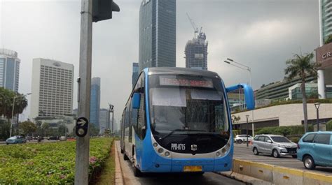 Transjakarta Tambah Lima Unit Single Bus Layanan Di Stasiun Manggarai