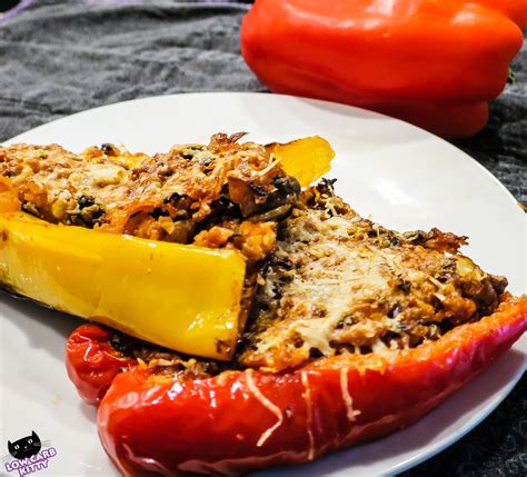 low carb stuffed peppers recipe - Kanisha Fain