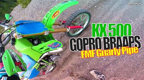 2 Stroke Gopro Braaps Kx500 Fmf Gnarly Pipe Youtube