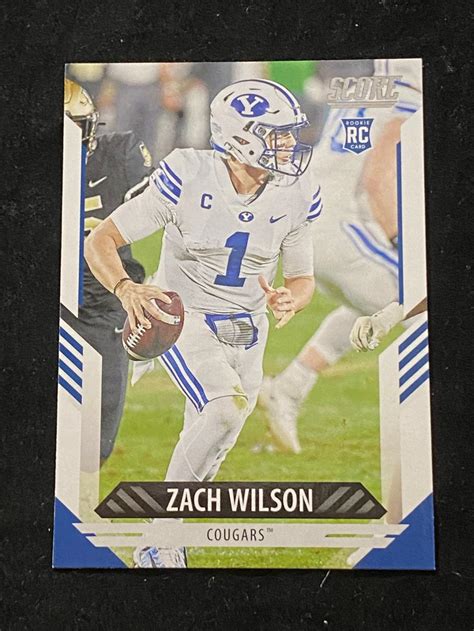 Lot 2021 Score RC Zach Wilson Rookie