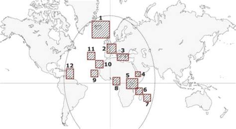 Spatial extents of volcanic zones monitored by the HOTVOLC system. The ...