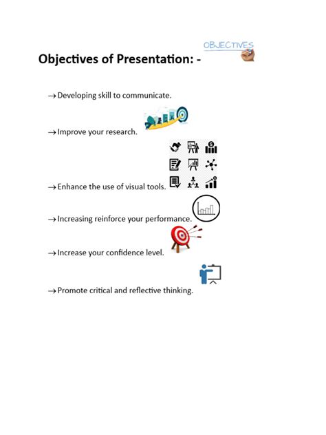 Objectives of Presentation | PDF