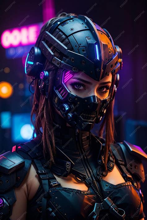 Premium Ai Image Cyberpunk Girl Beatiful Fullarmored From 3030