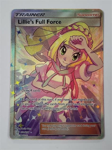 Lillies Full Force 230 236 Full Art Ultra Rare Cosmic Eclipse Pokemon