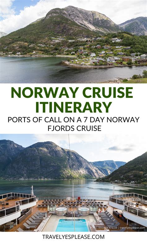 Norway cruise itinerary ports of call on a norway fjords cruise – Artofit