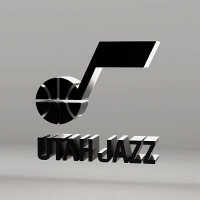 NBA Utah Jazz Logo - 3D Model by guimart