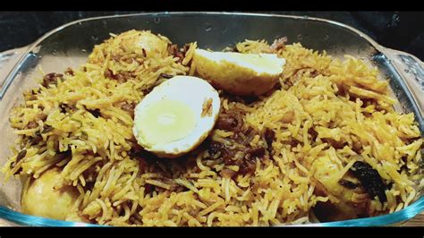 Egg Biryani In Pressure Cooker Biryani Recipe Egg Biryani YouTube