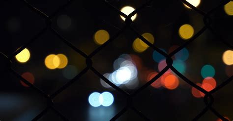 Wire Fence With Lights On Background Free Stock Video Footage, Royalty ...