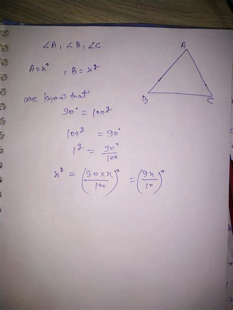 1 In A Triangle One Angle Contains As Many Grades As Another Contains Degrees And The Third