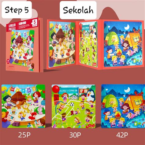 Jual Tma Buku Puzzle Magnet 3 In 1 Dengan 5 Step Variasi Booklet