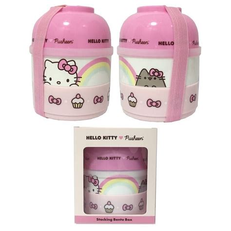 Pink Lunch Box Bento Box Lunch Hello Kitty Lunch Bag Pusheen Cat