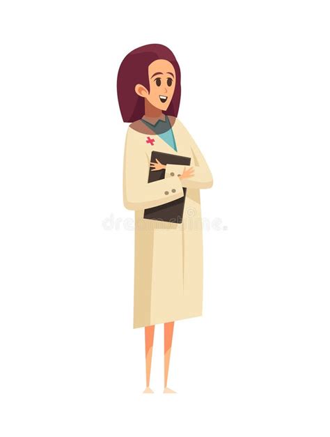 Doctor Flat Illustration Stock Vector Illustration Of Icon